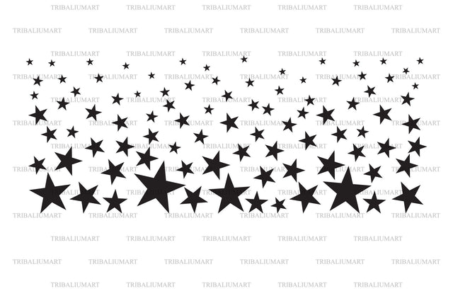 Stars background SVG TribaliumArtSF 