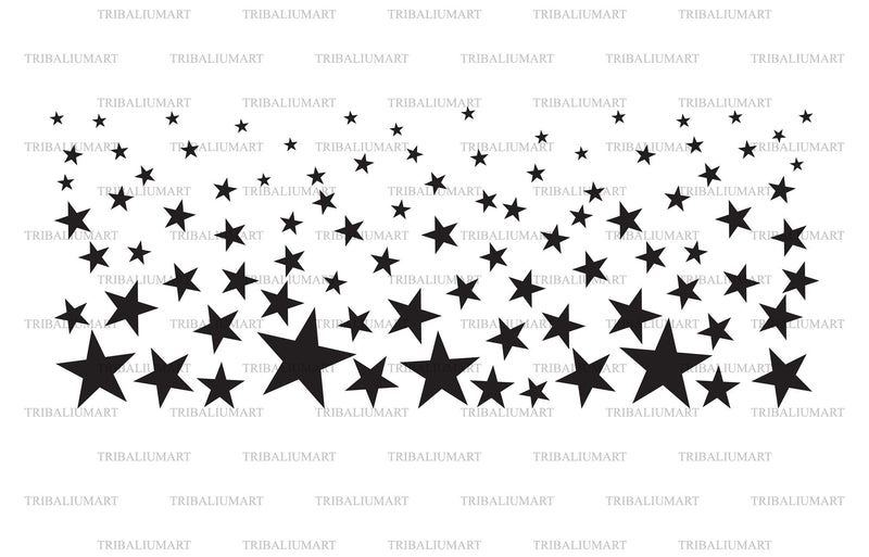 Stars background SVG TribaliumArtSF 