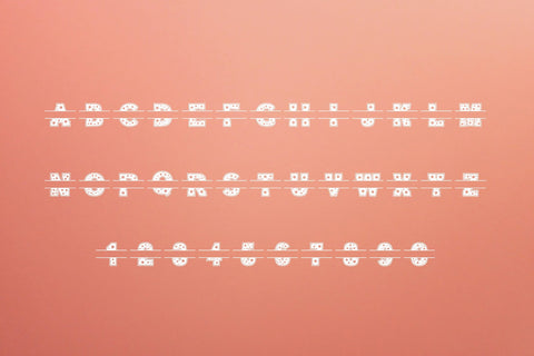 Stars Monogram Font Font ampersand 