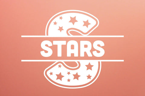 Stars Monogram Font Font ampersand 