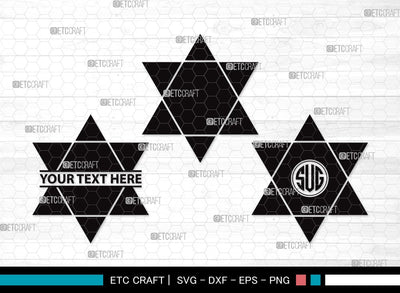 Stars Monogram SVG | Glowing Stars Svg | Shooting Stars Svg | Outer Space Svg | Stars Clipart SVG ETC Craft 