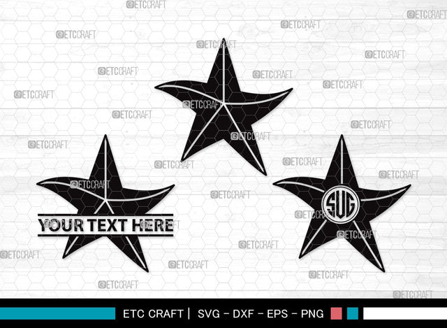 Stars Monogram SVG | Glowing Stars Svg | Shooting Stars Svg | Outer Space Svg | Stars Clipart SVG ETC Craft 