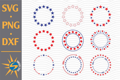 Stars Monogram SVG, PNG, DXF Digital Files Include SVG SVGStoreShop 