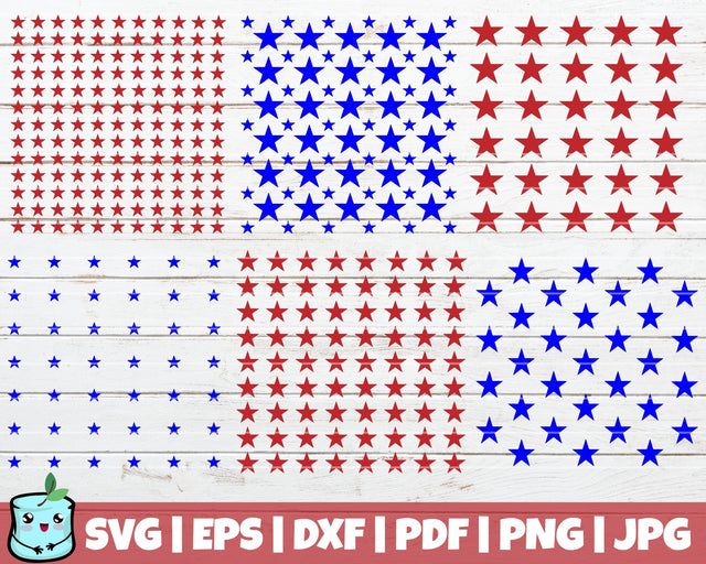 Stars Patterns Bundle SVG MintyMarshmallows 