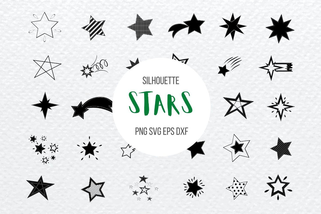 Stars Silhouette Bundle - So Fontsy