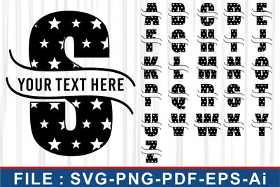 Stars Split Alphabet Monogram Letters SVG Set A-Z, Stars Font SVG Bundle, Kids Font SVG Bundle SVG D2PUTRI, SVG BUNDLE, SUBLIMATION BUNDLE, T SHIRT DESIGNS BUNDLE 