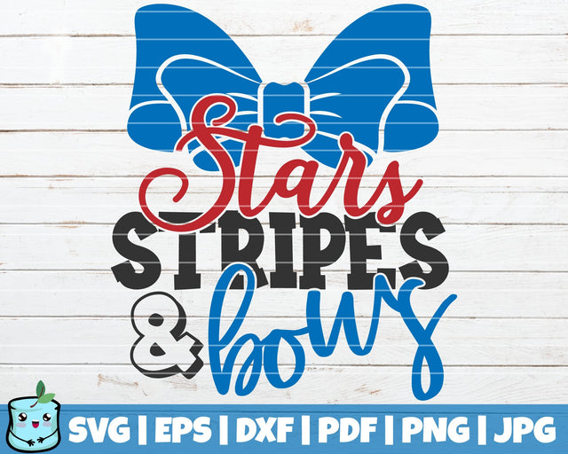 Stars Stripes And Bows SVG MintyMarshmallows 