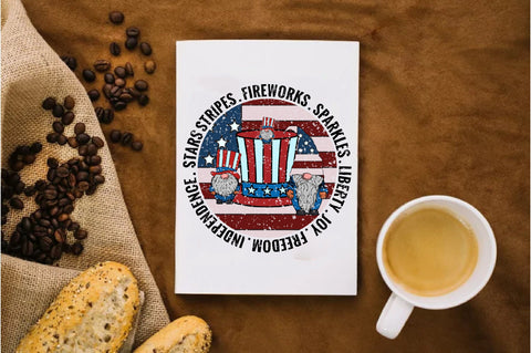 Stars Stripes . Fireworks . Sparkles . Liberty . Joy . Freedom . Independence Sublimation Jagonath Roy 