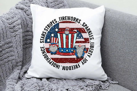 Stars Stripes . Fireworks . Sparkles . Liberty . Joy . Freedom . Independence Sublimation Jagonath Roy 