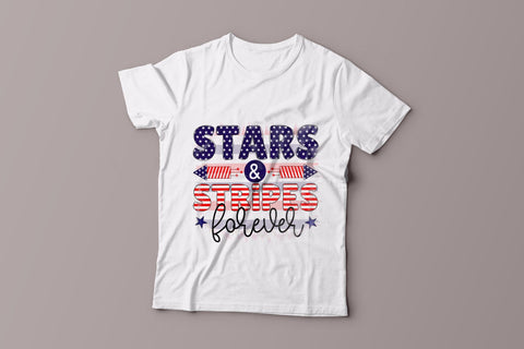 Stars & Stripes Forever, Patriotic PNG Sublimation Sublimation CraftLabSVG 
