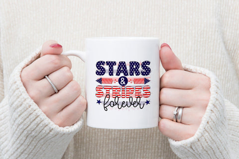 Stars & Stripes Forever, Patriotic PNG Sublimation Sublimation CraftLabSVG 