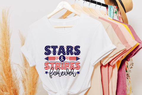 Stars & Stripes Forever, Patriotic PNG Sublimation Sublimation CraftLabSVG 