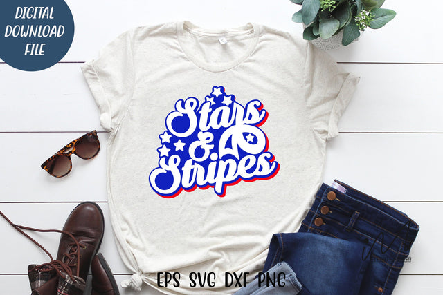 Stars & Strips svg, 4th July t shirt svg, USA t shirt svg, SVG Isabella Machell 