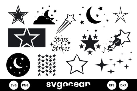 Stars Svg Bundle SVG SvgOcean 