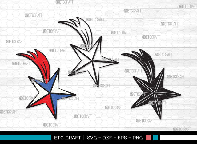 Stars SVG | Glowing Stars Svg | Shooting Stars Svg | Outer Space Svg | Stars Clipart SVG ETC Craft 
