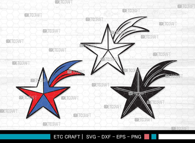 Stars SVG | Glowing Stars Svg | Shooting Stars Svg | Outer Space Svg | Stars Clipart SVG ETC Craft 