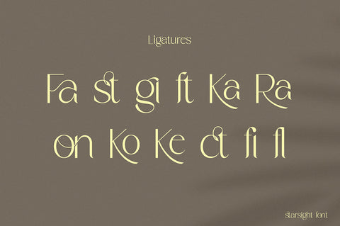 Starsight Font gatype 