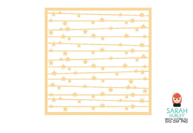 Starstripe Stencil SVG Sarah Hurley 