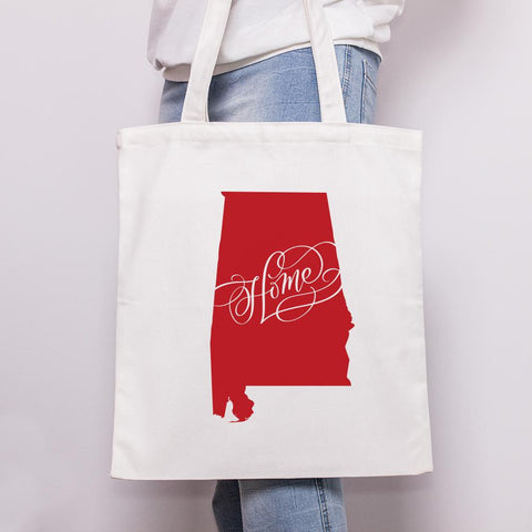 State of Alabama Home Hand Lettered Cut File SVG Cursive by Camille 