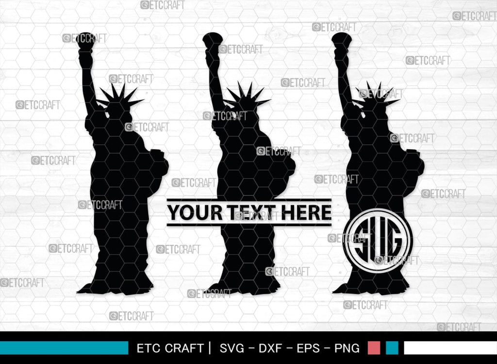 Statue Of Liberty Monogram, Statue Of Liberty Silhouette, Statue Of ...