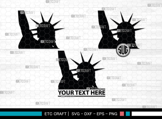 Statue Of Liberty Monogram, Statue Of Liberty Silhouette, Statue Of Liberty SVG, Liberty Statue Svg, Lady Liberty Svg, SB00409 SVG ETC Craft 