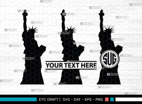 Statue Of Liberty Monogram, Statue Of Liberty Silhouette, Statue Of Liberty SVG, Liberty Statue Svg, Lady Liberty Svg, SB00409 SVG ETC Craft 