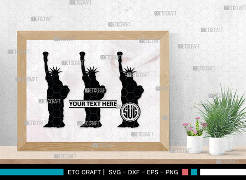 Statue Of Liberty Monogram, Statue Of Liberty Silhouette, Statue Of Liberty SVG, Liberty Statue Svg, Lady Liberty Svg, SB00409 SVG ETC Craft 