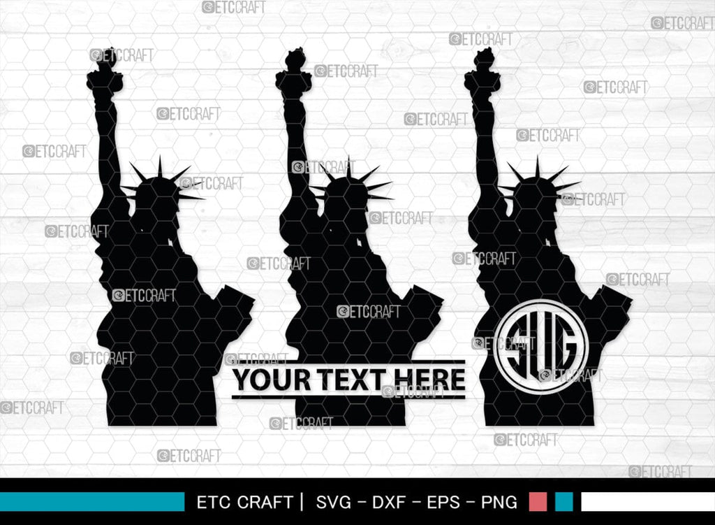 Statue Of Liberty Monogram, Statue Of Liberty Silhouette, Statue Of ...