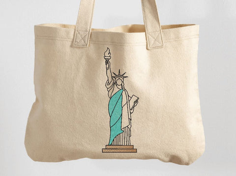 Statue of Liberty, New York Machine Embroidery Embroidery/Applique DESIGNS Canada Embroidery 