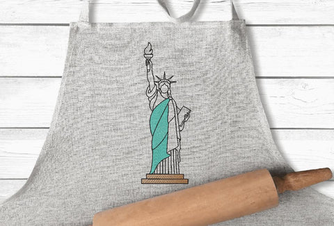 Statue of Liberty, New York Machine Embroidery Embroidery/Applique DESIGNS Canada Embroidery 