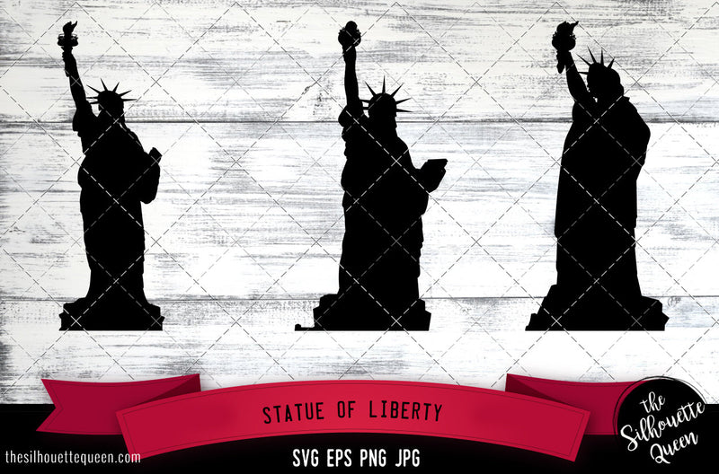 Statue of Liberty Silhouette Vector SVG SVG Loveleen Kaur 