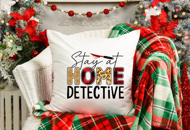 Stay at Home Detective SVG CraftingStudio 