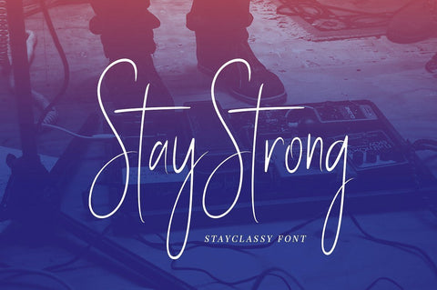 Stay Classy - Font Family Font Solidtype 