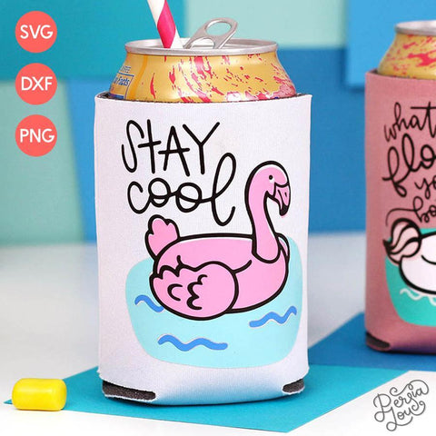 Stay Cool Flamingo Pool Float SVG Persia Lou 