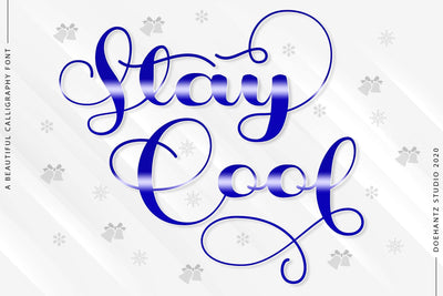 Stay Cool Font love script 