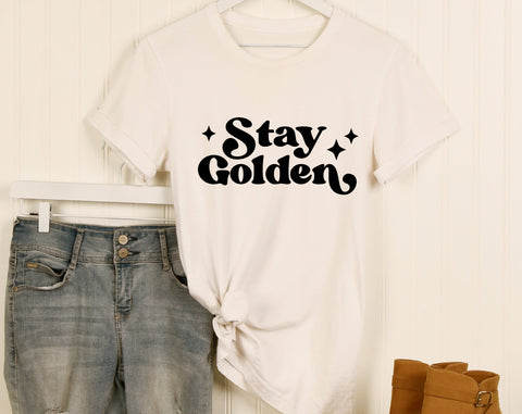 Stay Golden SVG Cut File SVG HappyDesignStudio 