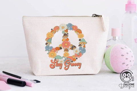 Stay Groovy Peace Png Sublimation Sublimation Owlsome.Designs 