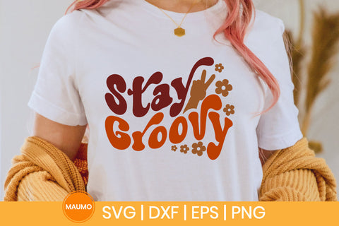 Stay groovy, retro svg quote SVG Maumo Designs 
