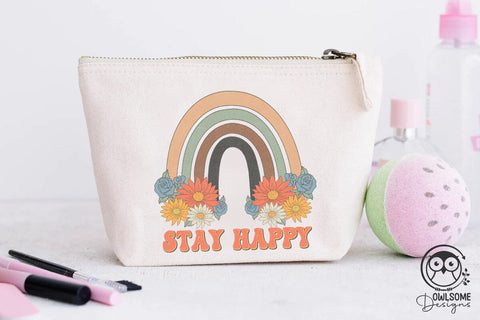 Stay Happy Rainbow Png Sublimation Sublimation Owlsome.Designs 