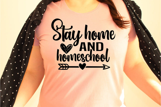 Stay home and homeschool svg SVG orpitasn 