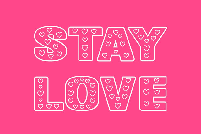 STAY LOVE Font LetterdayStudio 