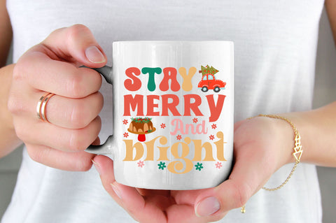 Stay merry and bright SVG Design SVG Regulrcrative 