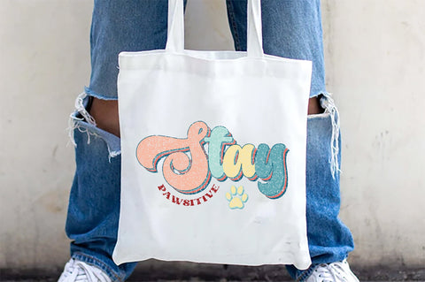 Stay Pawsitive Dog Sublimation Sublimation Jagonath Roy 