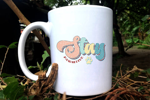 Stay Pawsitive Dog Sublimation Sublimation Jagonath Roy 