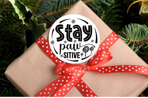 Stay pawsitive SVG Design SVG Regulrcrative 