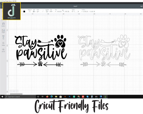 Stay Pawsitive svg, Stay Positive svg, Dog svg, Pet svg, Fur Baby svg, Puppy, Attitude svg, Cricut svg, Silhouette svg, svg, png, eps, dxf SVG Alihossainbd 