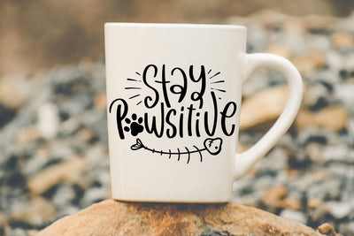Stay Pawsitive SVG SVG dapiyupi store 