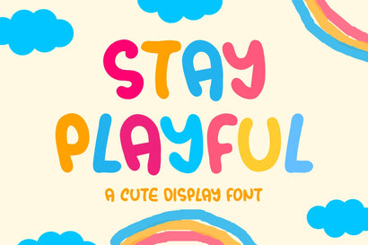 Stay Playful Font LetterdayStudio 