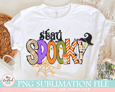 Stay Spooky Png, Halloween Png, Spooky Season Png, Cute halloween Png, Witchy png, boo kids png, Spooky Bundle, Halloween Sublimation Design Sublimation MyDesiredSVG 