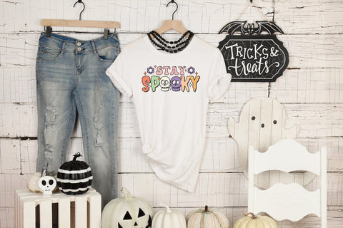 Stay Spooky PNG, Retro Halloween Sublimation Sublimation CraftLabSVG 